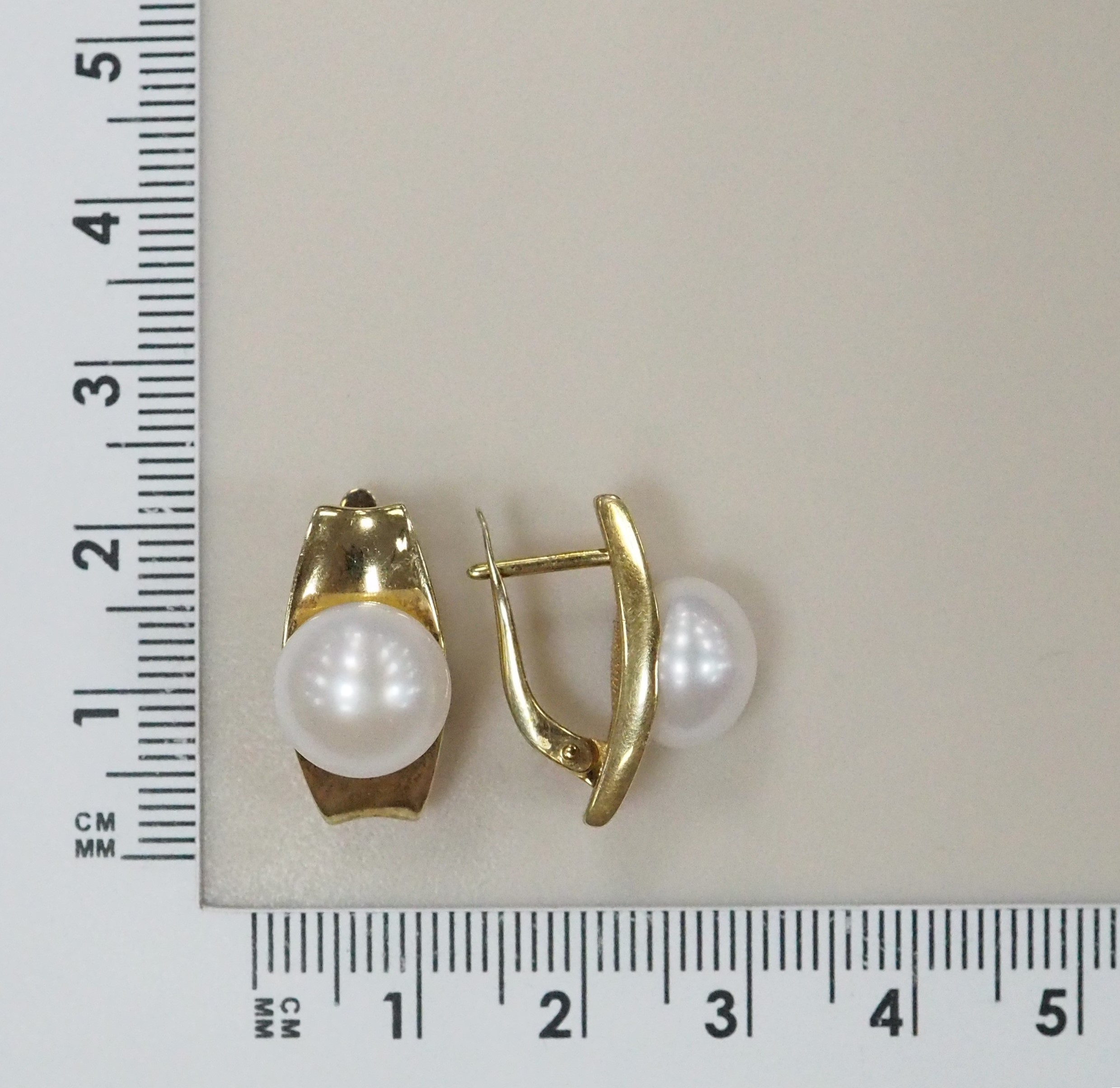 Серебряные серьги с жемчугом